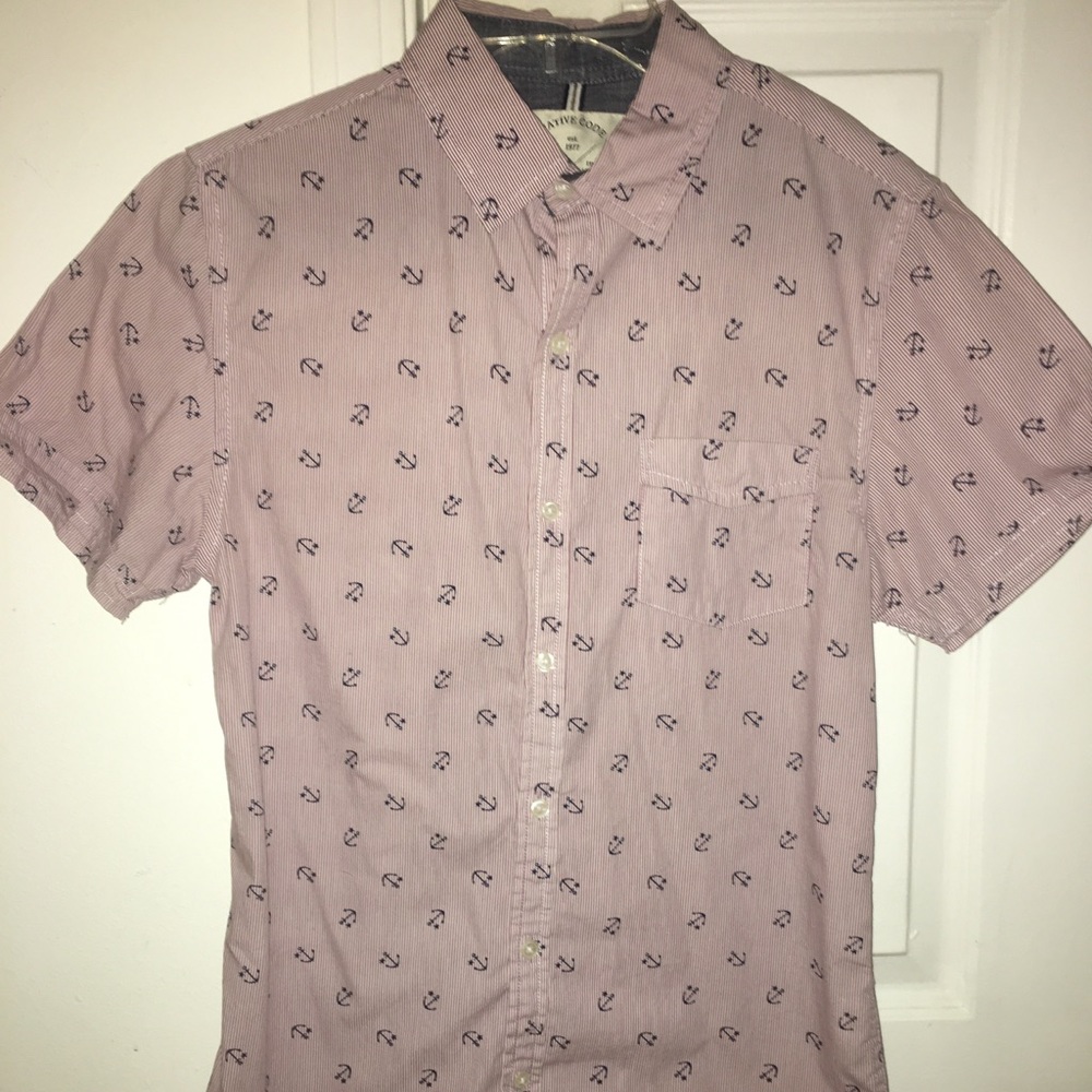 Anchor button down shirt